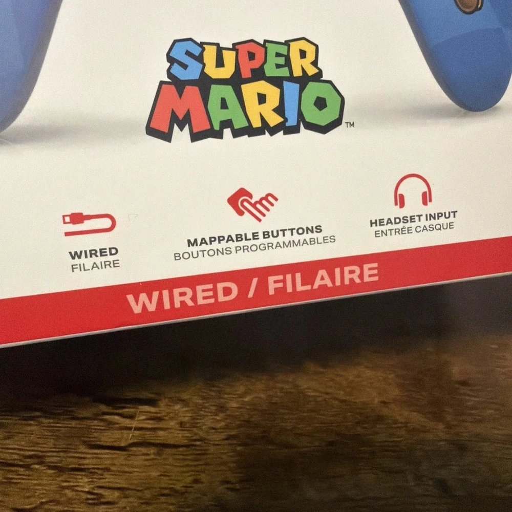 NEW PowerA Wired Nintendo Switch Controller: Super Mario Mushroom Kingdom Friend